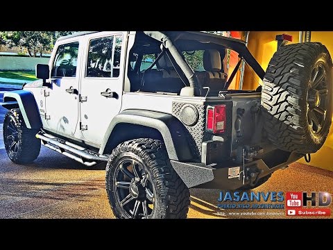 DIY Jeep JK How To Install Rear Corner Guards, Mopar Fuel Filler Cover and Cowl Body Armor