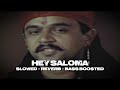 Hey Saloma Slowed Reverb Bass Boosted Vidyasagar