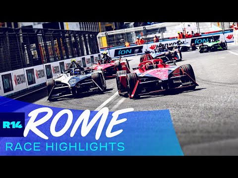 フォーミュラE 第14戦 ローマ（イタリア）決勝レースハイライト動画