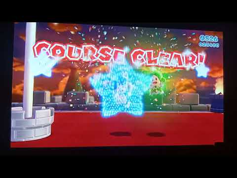 Super Mario 3d World 1-castle speedrun 74s