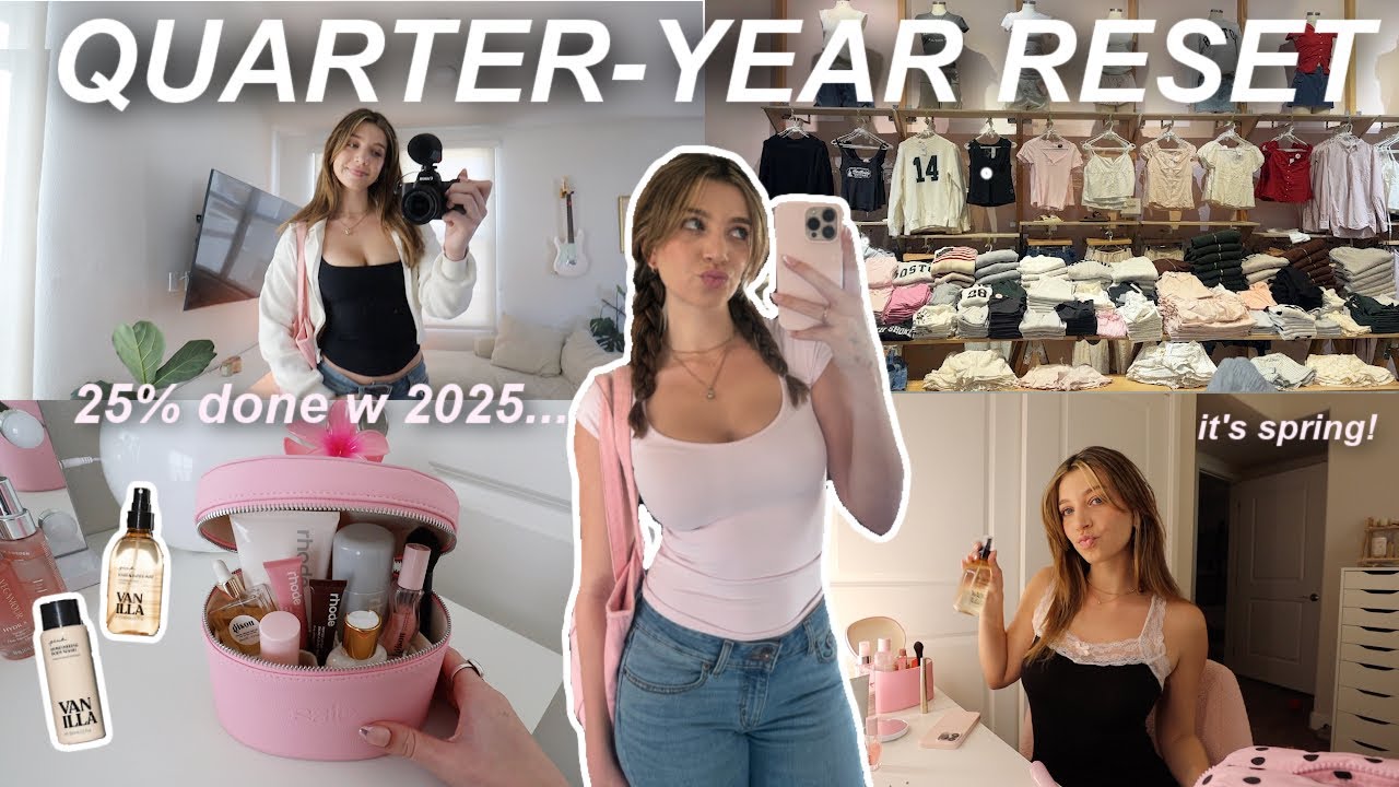 QUARTER-YEAR RESET | we're 25% through 2025, let's get our routine back!