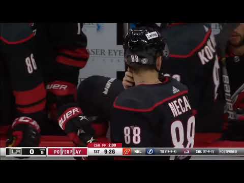 Sean Durzi Puts Huge Hit On Martin Necas