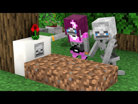 Baby Skeleton and Dog Life - Story Minecraft Animation