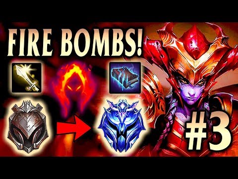 AP Shyvana Fire Blast Bombs! Iron IV to Diamond #3 - League of Legends S10