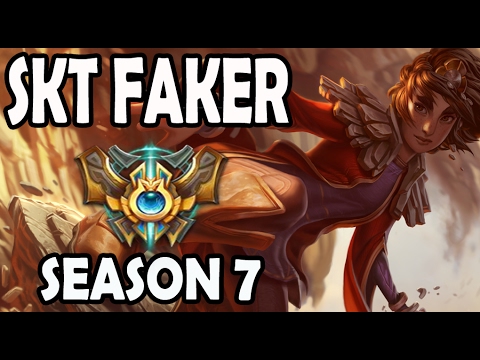 FAKER plays TALIYAH vs A Korean DIAMOND ZED