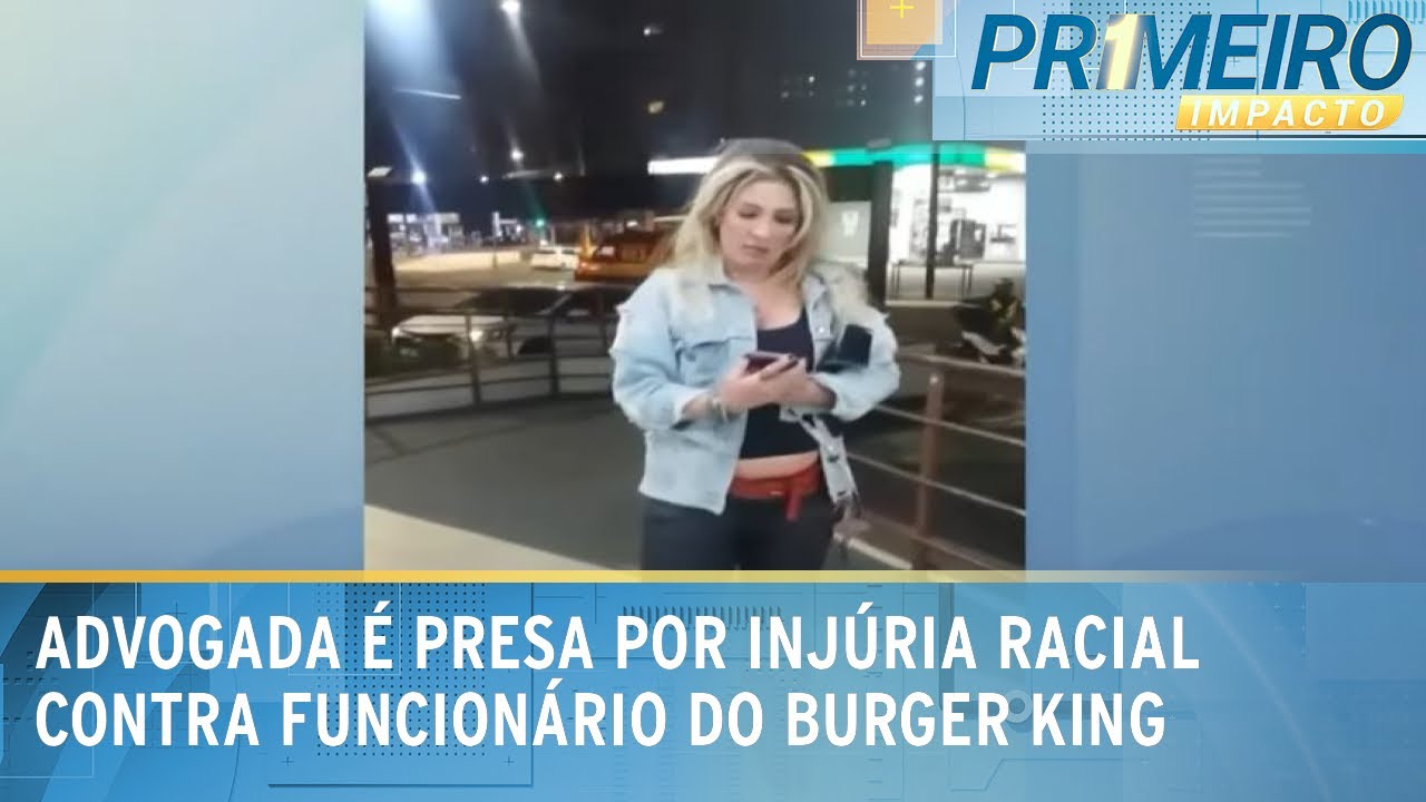 Advogada é presa após ofensas racistas a funcionário de lanchonete de SP |Primeiro Impacto(26/07/24)