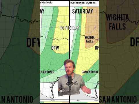 Large hail, tornadoes possible in Texas