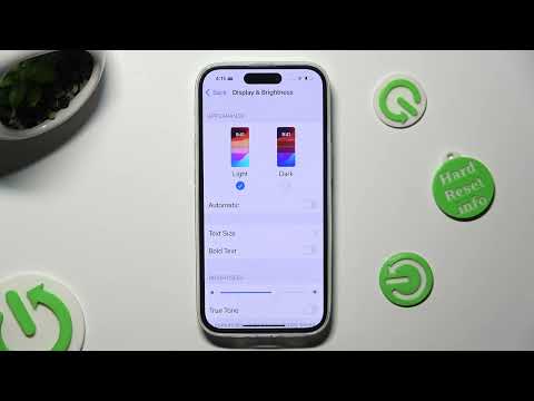 How to Turn On/Off Auto-Brightness on iPhone 15 - Allow Adaptive Brightness