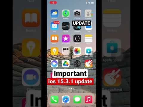ios 15.3.1 update! Out now #shorts