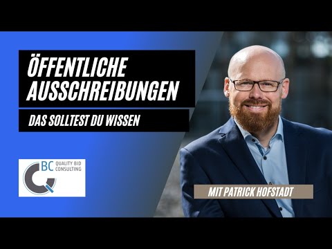 Öffentliche Ausschreibungen -  Das solltest Du wissen, wenn Du an Ausschreibungen teilnehmen willst!