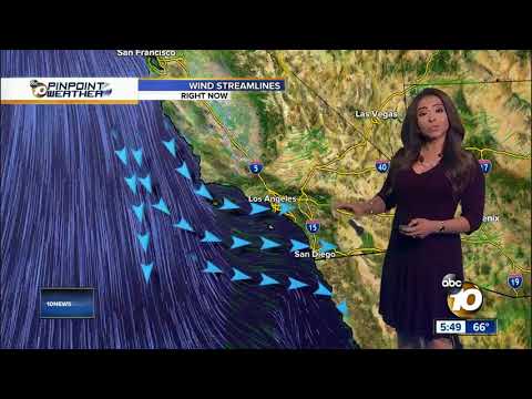 10News Pinpoint Weather with Meteorologist Angelica Campos