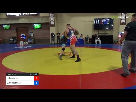 2018 Marine Corps US Open/Senior Men's Greco-Roman 130 Con 8 #2 - Logan Renas (All ) Vs. David Tat