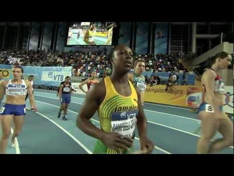 Istanbul 2012 Competition: 60m Women Qualification - Veronica Campbell-Brown JAM
