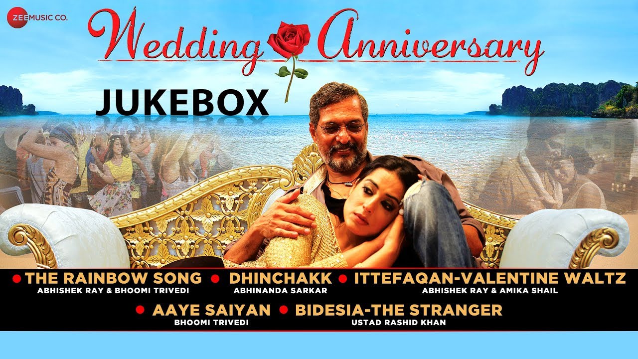 Bidesia The Stranger Lyrics  | Wedding Anniversary | Mahie Gill, Nana Patekar | Ustad Rashid Khan | Abhishek Ray