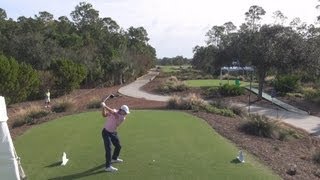 GOLF SWING 2012 - CHARLES HOWELL DRIVER - ELEVATED DTL & SLOW MOTION - HQ 1080p HD