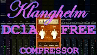Video thumbnail for How to use Klanghelm DC1A FREE effortless character comp by Andrei Martinez Agras