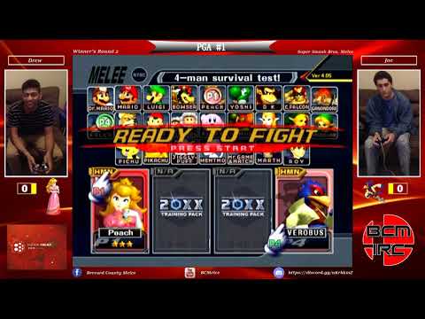 Hexa Heat Gaming Presents: PGA #1 Drew (Peach) vs Coty (Falco) - Melee Singles: Winners Round 2