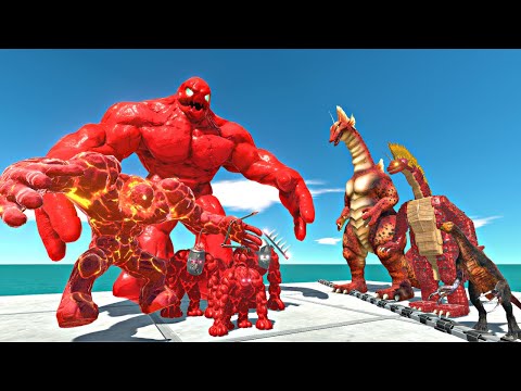 Mutant Golem Evolution Team Rescues Titanosaurus Evolution and Fight -Animal Revolt Battle Simulator
