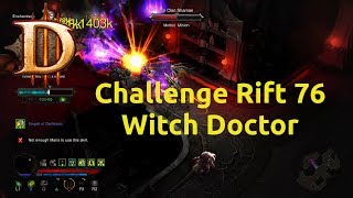 Diablo 3 - Challenge Rift - Challenge 76 - Witch Doctor - Completed