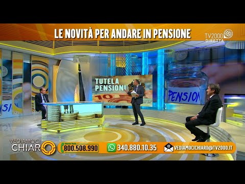 Vediamoci Chiaro, 14 dicembre 2021 - Pensioni, le novità dal 1° gennaio 2022