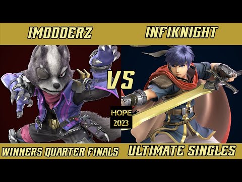 Hope 2023 Winners Quarter Finals - iModderz (Wolf) vs. Infiknight (Ike) - SSBU
