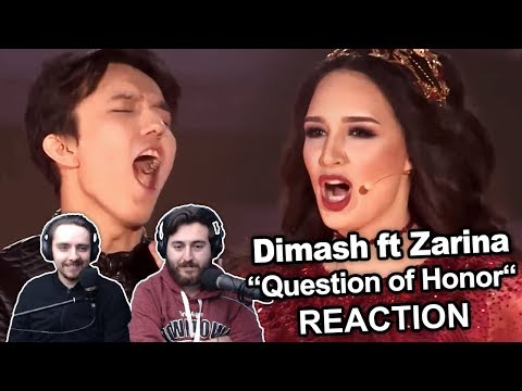 Singers Reaction/Review to "Dimash Kudaibergen ft Zarina Altynbayeva - Question of Honour"