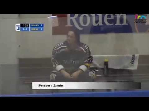 Hockey Fight : Bagarre Cunningham Rouen Vs Brest - CDL - 1/4 DE Finale "Retour" (RHE 76)