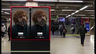 HBO announces Game of Thrones arrival at Metro de Madrid