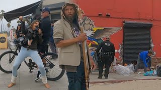 Wild Crazy Stuff at the Weekly Homeless Clean Up of Venice Beach - Yes, with Daisy!