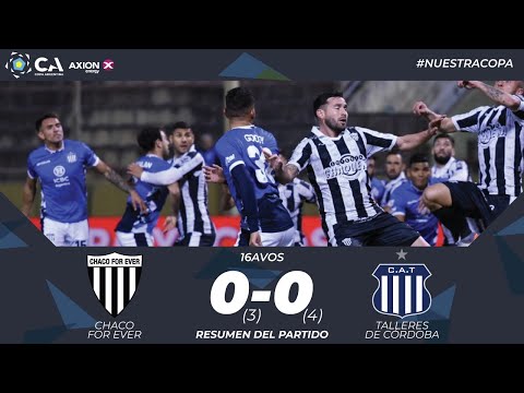 16avos: Chaco For Ever 0 (3) - Talleres de Córdoba 0 (4)