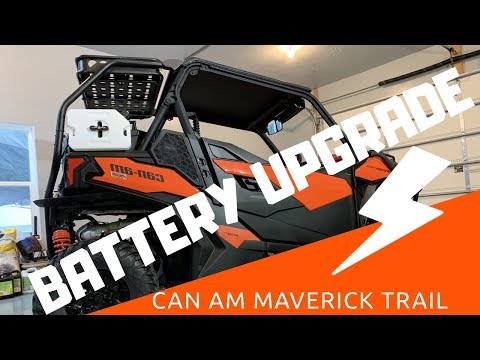 Battery Upgrade for the Can Am Maverick Trail