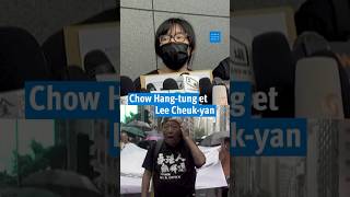 Hong Kong : Condamnation de deux activistes
