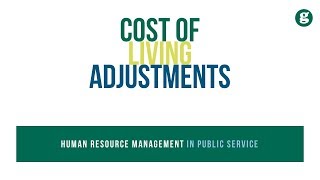 Cost of Living Adjustments
