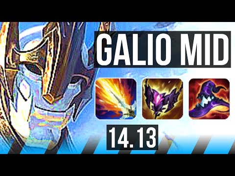 GALIO vs XERATH (MID) | 40k DMG, 67% winrate, 13/3/15, Dominating | VN Challenger | 14.13