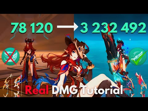C0 CHASCA Real DMG Tutorial! Increase Her DMG Genshin Impact