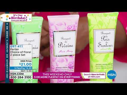 Perlier Pink Peony Badecreme und Körpercreme