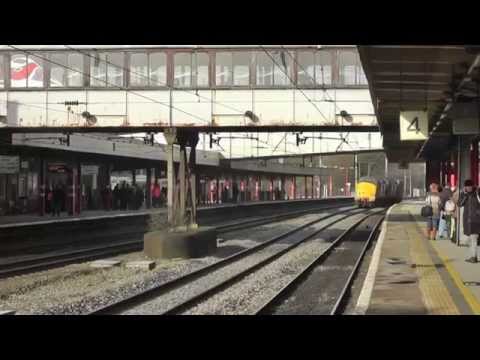 37610/37609 6k73 flask and 37409 3z02 Test Train at Lancaster, Sat.10th January 2015