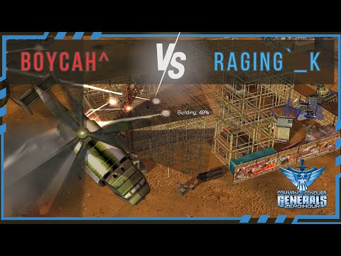 EPIC ! 1vs1 - BoYcaH^ vs Raging`_K [C&C Generals Zero Hour]