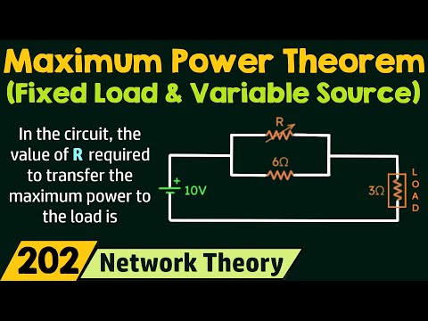 Maximum Power Transfer Theorem Solved Problem 5
