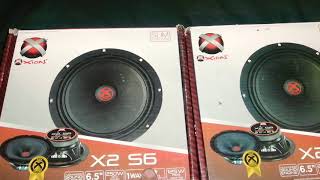 Medios rangos 6.5 marca Xion unboxing