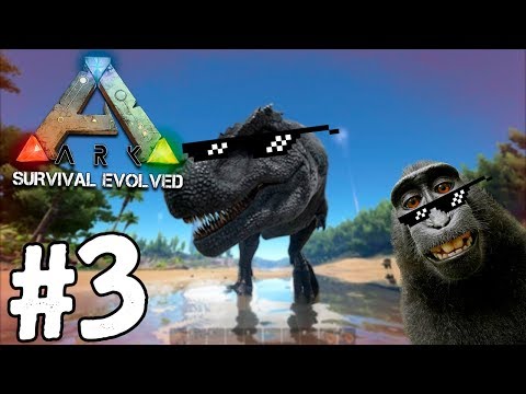T-REX JA APINA! | ARK: Survival Evolved SUOMI #3