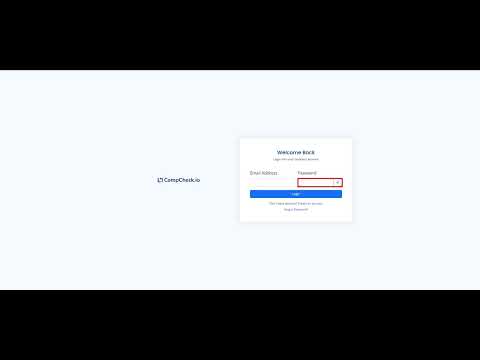 How to Log In to CompCheck.IO