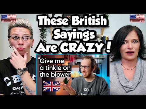 American Couple Reacts: 60 Sayings ONLY REAL British People Know! FIRST TIME REACTION! We Guess Too!