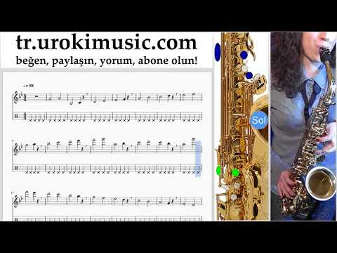 Saksafon Nasıl Çalınır (alto) Ozuna - Dile Que Tu Me Quieres Tablatura Bölüm#1 egzersizleri um-i723