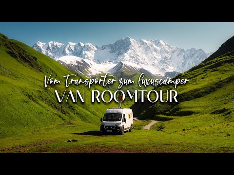 VAN ROOMTOUR - Vom Transporter zum Luxuscamper I DIY Campervan L4H2 mit Dachterrasse und Dusche