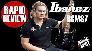Video thumbnail for RapidReview: Ibanez RG Multiscale 7 String by The Music Spot