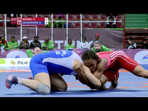 Round 3 FW - 48 kg: R. MUAMBO (CMR) df. H. SALAOUNANDJI (ALG), 8-0