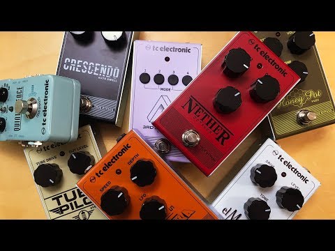 Unboxing and First impressions of 8 pedals from TC Electronics