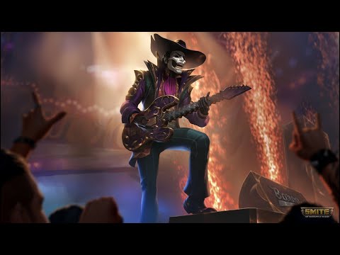 Barão Voodoo Rock, essa skin tá muito F0D@ - Smite