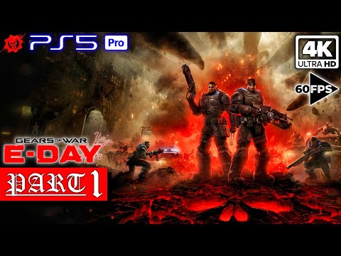 GEARS OF WAR E-DAY – GAMEPLAY WALKTHROUGH (FULL GAME PART 1) | PS5 PRO | 4K 60FPS [NO COMMENTARY]
